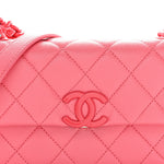 Caviar Quilted My Everything Small Flap Pink