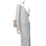 Lambskin Quilted Large Chic With Me Flap Beige