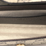 GG Supreme Monogram Textured Dollar Calfskin Web Mini Ophidia Envelope Shoulder Bag Beige Ebony