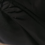 Velvet Effect Nylon Shiny Crumpled Calfskin Mini Quilted Chanel 25 Clutch With Chain Black