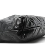 Calfskin Quilted Small Chanel 22 Black