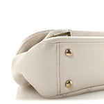 Caviar Quilted Medium Business Affinity Flap White