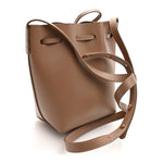 Calfskin Mini Mini Bucket Bag Biscotto
