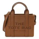 Grained Calfskin Small The Tote Bag Argan Oil