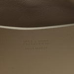 Pebbled Sport Calfskin Studded Small Elena Black