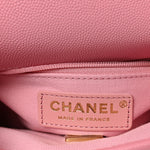 Caviar School Memory Mini Top Handle Flap Light Pink