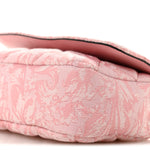 Baroque Jacquard Quilted Small Medusa Shoulder Bag Baby Pink
