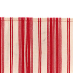 Canvas Embroidered Mykonos Large Striped Book Tote Red
