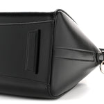 Shiny Lord Calfskin Small Antigona Black