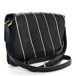Lambskin Quilted Le Maillon Satchel Marine