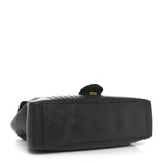 Calfskin Matelasse Maxi GG Marmont Top Handle Shoulder Bag Black