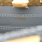 Vitello King Shiny Nappa Intreccio Petite Peekaboo I SEE U Satchel Tempesta