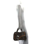 Calfskin Medium Gaucho Double Saddle Bag Brown