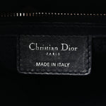 Lambskin Cannage Large Lady Dior Navy Blue
