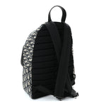 Oblique Calfskin Rider Backpack Beige Black