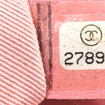 Grained Calfskin Small Chevron Chic Top Handle Flap Pink
