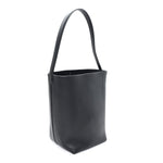 Grained Calfskin Medium N/S Park Tote Black