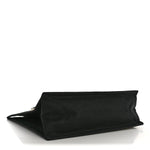 Raffia Linen Calfskin Rive Gauche Tote Naturale Black