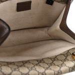 GG Supreme Monogram Web Small Neo Vintage Double Flap Messenger Bag Beige New Acero