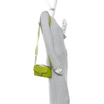 Vitello King FF Lines Embossed Baguette Soft Trunk Wasabi