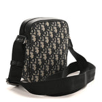 Oblique Messenger Pouch Beige Black