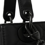 Ultra Matte Calfskin Cannage Small My ABCDior Lady Dior Black