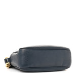 Pebbled Calfskin Small Soho Disco Bag Blue