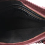 Agneau Arena Classic Hardware Small Le City Dark Burgundy