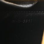 Shiny Calfskin Lana Triomphe Minaudiere Black