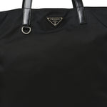Tessuto Nylon Shopping Tote Black