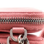Saffiano Mini Triangle Crossbody Pouch Petalo