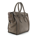 Drummed Calfskin Micro Luggage Souris