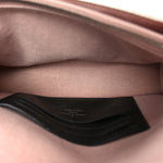 Calfskin My Lockme Chain Pochette Rose Ballet White