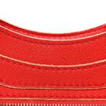 Supple Grained Calfskin Classic Silver Hardware Highlight Mini City Rouge Fraise