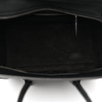 Drummed Calfskin Micro Luggage Black