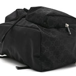 Nylon Monogram Small Single Buckle Backpack Black