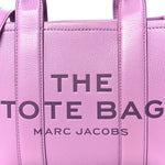 Grained Calfskin Small The Tote Bag Regal Orchid