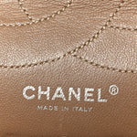 Metallic Aged Calfskin Quilted 2.55 Reissue 227 Flap Dark Gold