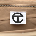 Nylon Large Puff Shopping Bag Cream