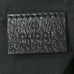 Nylon Retro Patch Convertible Belt Bag Black