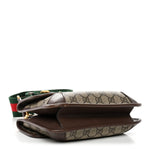 GG Supreme Monogram Web Small Neo Vintage Double Flap Messenger Bag Beige New Acero