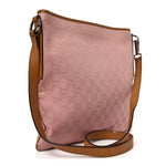 Monogram Flat Messenger Bag Pink