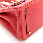 Togo Birkin 25 Rouge Pivoine