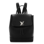 Calfskin Lockme Backpack Black