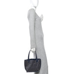 Goyardine Reversible Mini Anjou Navy