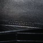 Calfskin Matelasse GG Marmont Chain Wallet Black