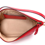 Calfskin Matelasse Chevron GG Marmont Sling Shoulder Bag Rosso