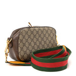 GG Supreme Monogram Web Neo Vintage Shoulder Bag Beige New Acero Crop