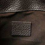 Monogram Dollar Calfskin O Drawstring Backpack Beige Ebony Testa di Moro Dark Chocolate