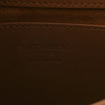 Canvas Calfskin Mini Voltaire Top Handle Bag Natural Tan